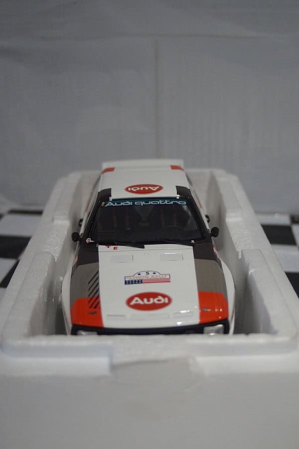 Otto audi sport quattro rally olympus 1986 #5 baffum / wilson 1:18 ot1159