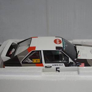 Otto audi sport quattro rally olympus 1986 #5 baffum / wilson 1:18 ot1159