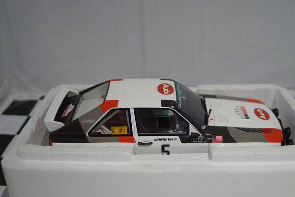 Otto audi sport quattro rally olympus 1986 #5 baffum / wilson 1:18 ot1159
