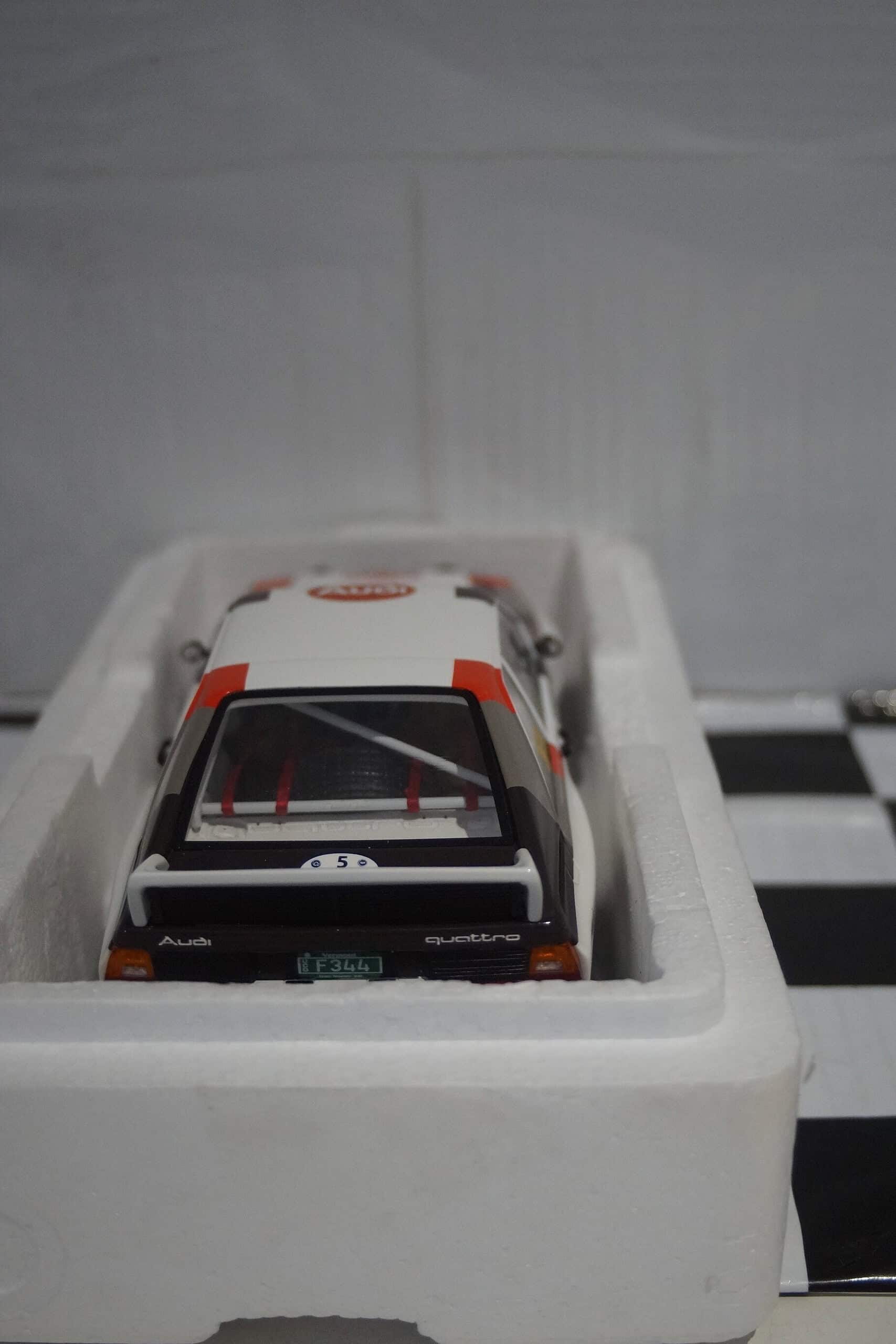 Otto audi sport quattro rally olympus 1986 #5 baffum / wilson 1:18 ot1159