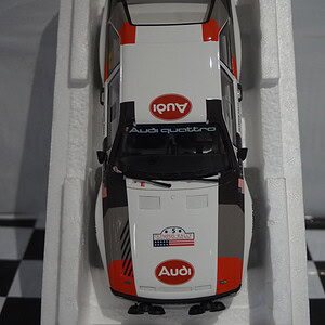 Otto audi sport quattro rally olympus 1986 #5 baffum / wilson 1:18 ot1159