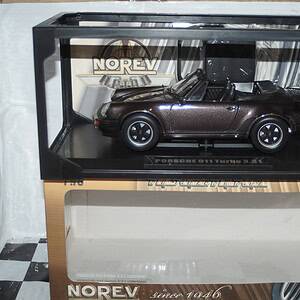Norev porsche 911 turbo 3.3l cabriolet 1:18 scale 187514