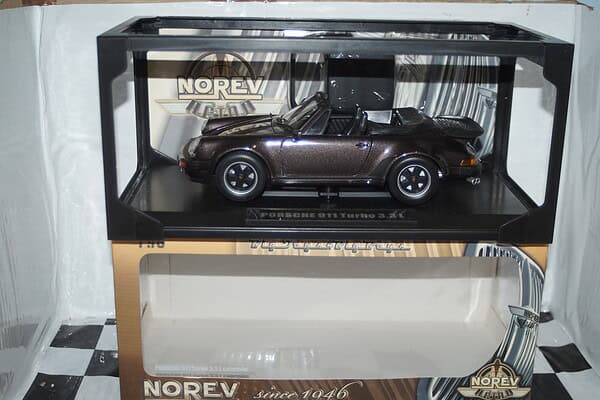 Norev porsche 911 turbo 3.3l cabriolet 1:18 scale 187514
