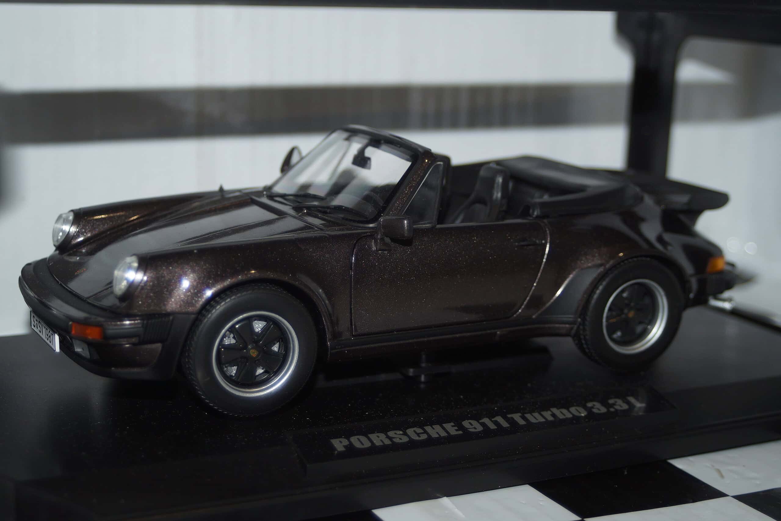 Norev porsche 911 turbo 3.3l cabriolet 1:18 scale 187514