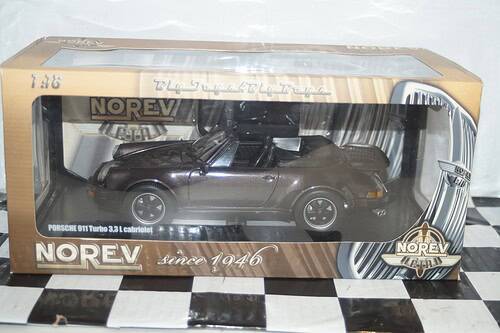 Norev porsche 911 turbo 3.3l cabriolet 1:18 scale 187514
