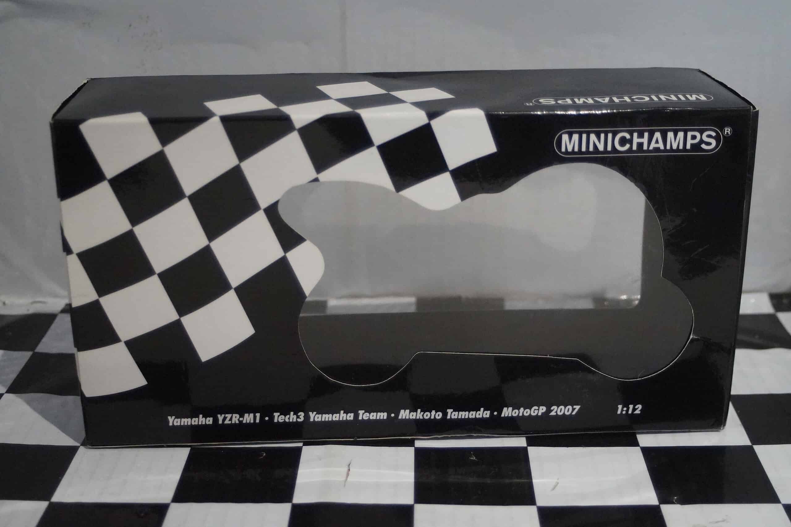 Minichamps yamaha yzr-m1 moto gp 2007 1:12th 122 073006