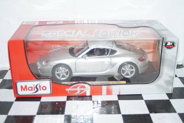 Maisto porsche cayman s silver 1:18th ref 46629
