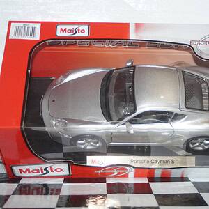 Maisto porsche cayman s silver 1:18th ref 46629