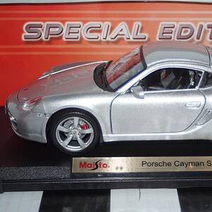 Maisto porsche cayman s silver 1:18th ref 46629