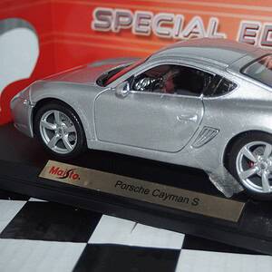 Maisto porsche cayman s silver 1:18th ref 46629