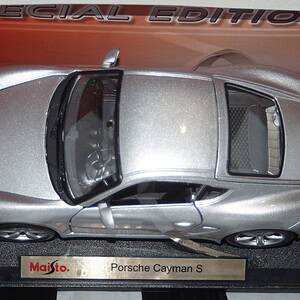 Maisto porsche cayman s silver 1:18th ref 46629