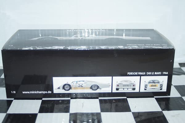 Minichamps porsche 906 24hr le mans1966 100 666132 1:18th