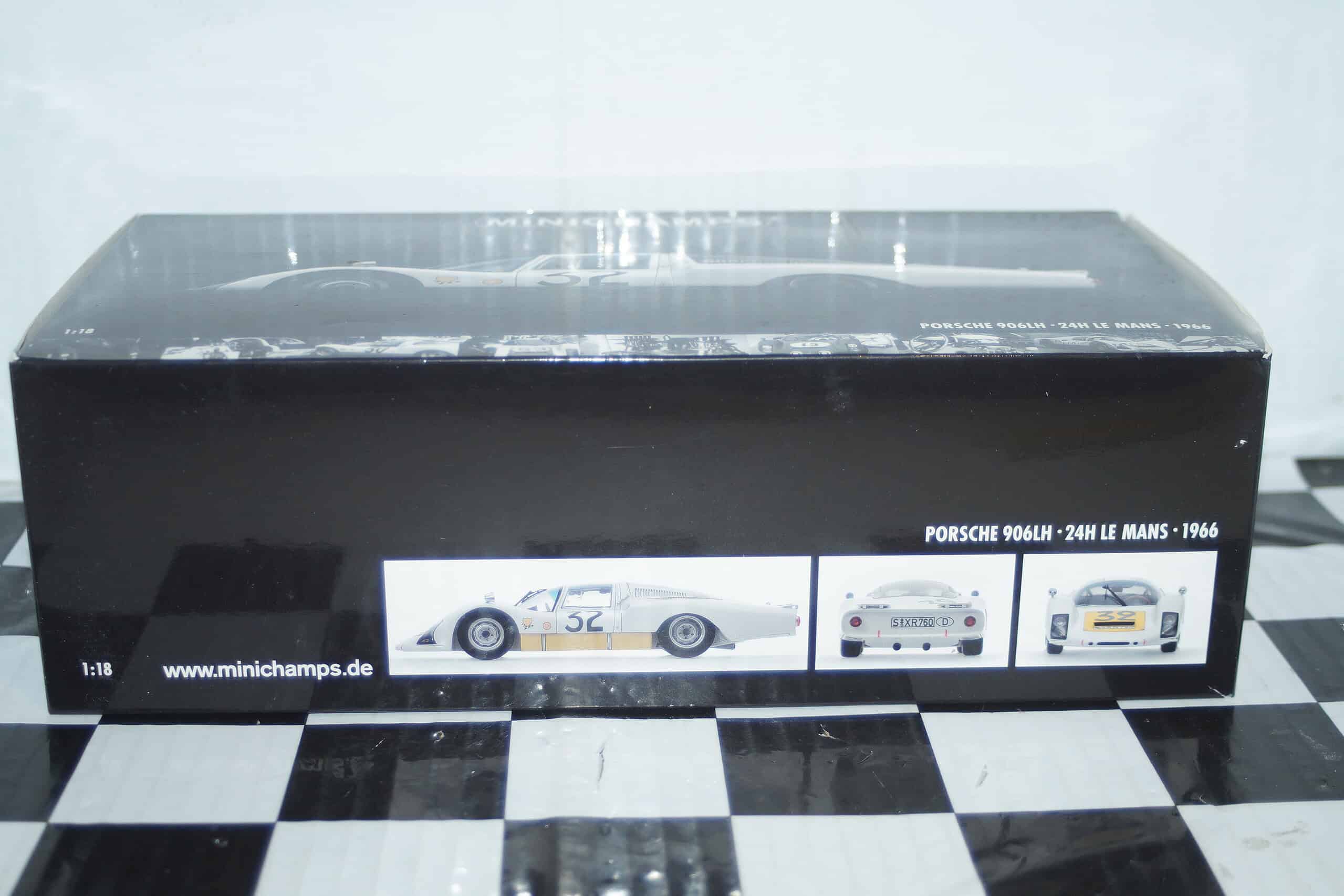 Minichamps porsche 906 24hr le mans1966 100 666132 1:18th