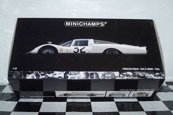 Minichamps porsche 906 24hr le mans1966 100 666132 1:18th