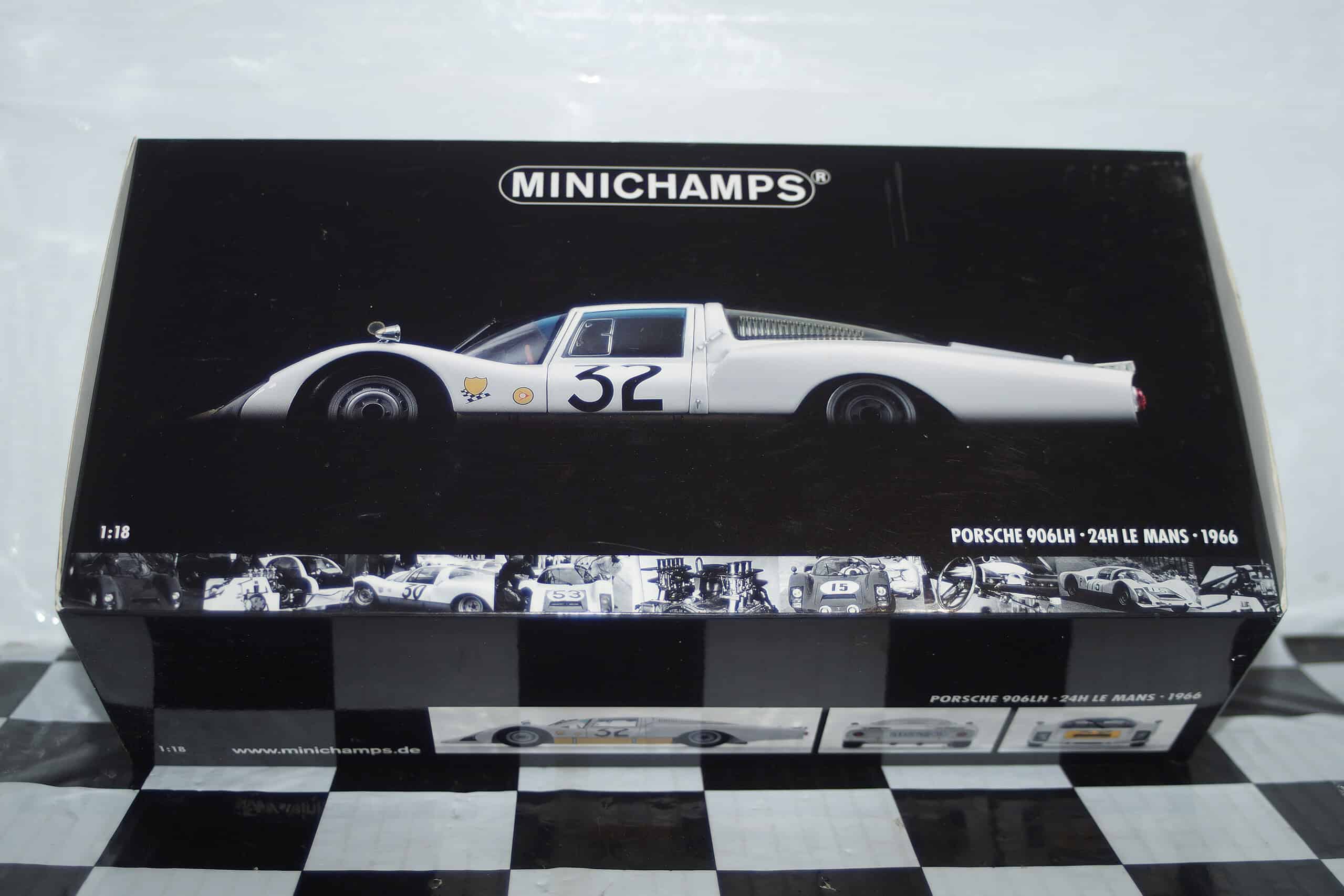Minichamps porsche 906 24hr le mans1966 100 666132 1:18th