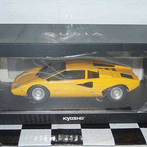 Kyosho lamborghini countach lp400 yellow c09531y 1:18