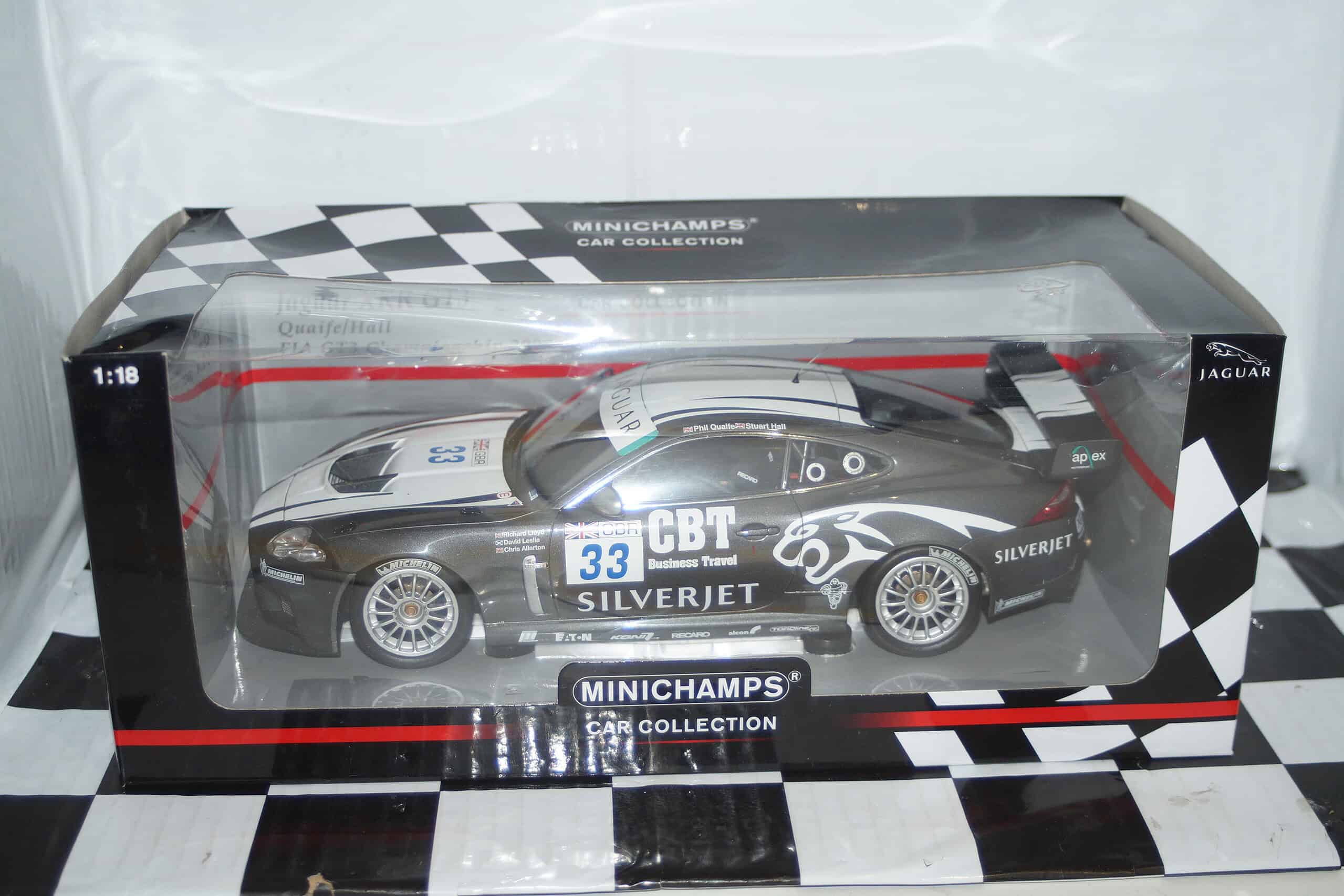 Minichamps jaguar xkr gt3 150 081333 1:18th
