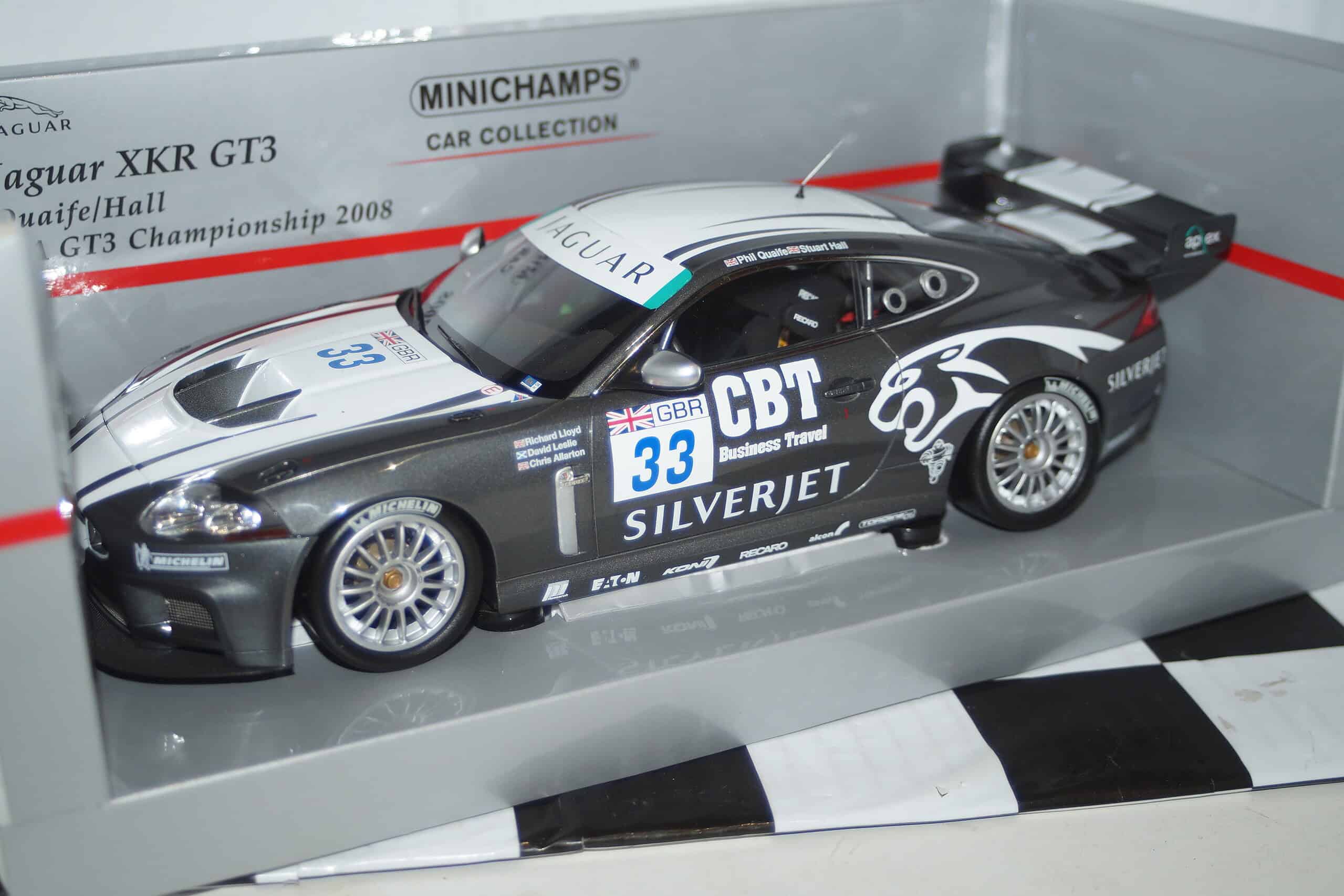Minichamps jaguar xkr gt3 fia gt3 2008 quaife 150 081333 1:18th