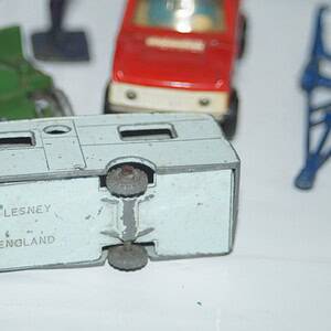 Majorette ds21 lesney caravan minic-toy jeep, lesny dumper, soldiers