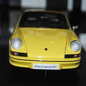 Autoart porsche 911 carrera rs 2.7 1973 yellow 1:18 diecast 78053