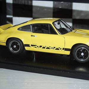 Autoart porsche 911 carrera rs 2.7 1973 yellow 1:18 diecast 78053