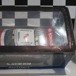 Autoart porsche 911 (997) gt3 cup 2007 1:18 diecast 80784