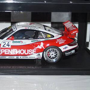 Autoart porsche 911 (997) gt3 cup 2007 1:18 diecast 80784