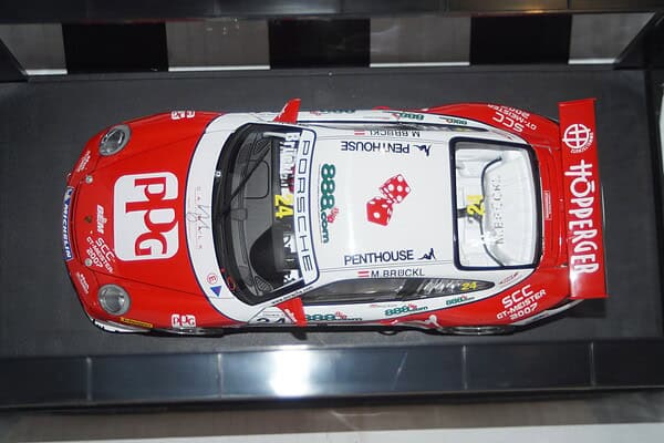 Autoart porsche 911 (997) gt3 cup 2007 1:18 diecast 80784