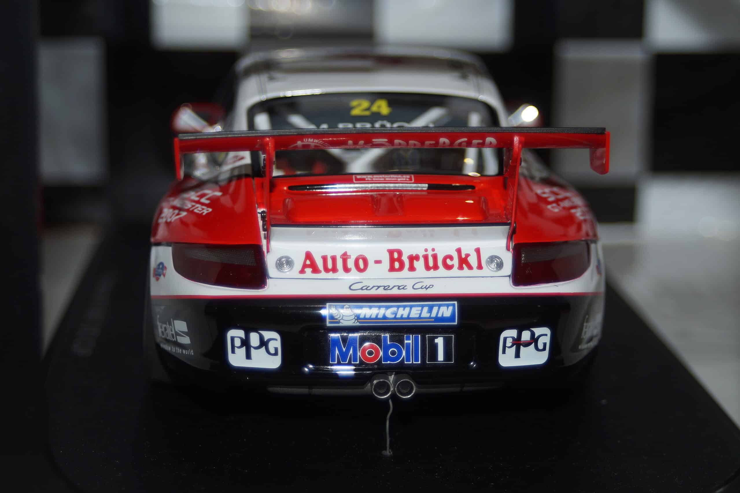 Autoart porsche 911 (997) gt3 cup 2007 1:18 diecast 80784