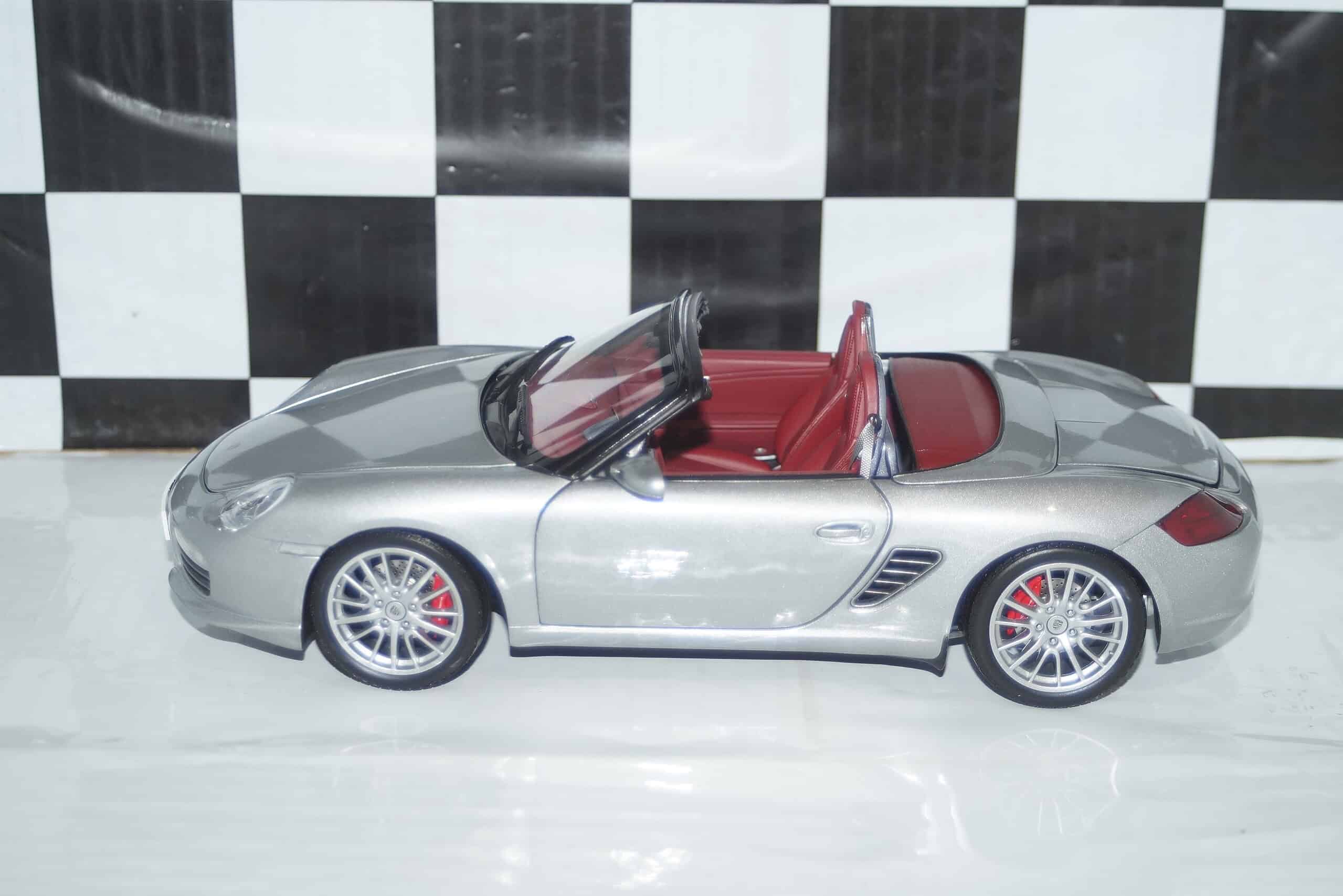 Kyosho porsche boxster s rs60 silver 08382s 1:18