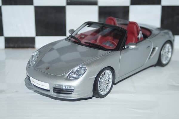 Kyosho porsche boxster s rs60 silver 08382s 1:18