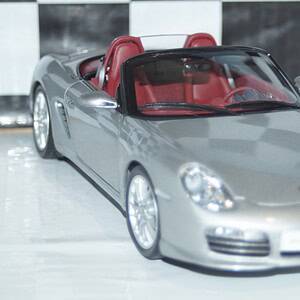Kyosho porsche boxster s rs60 silver 08382s 1:18