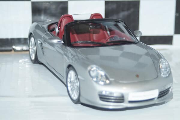 Kyosho porsche boxster s rs60 silver 08382s 1:18
