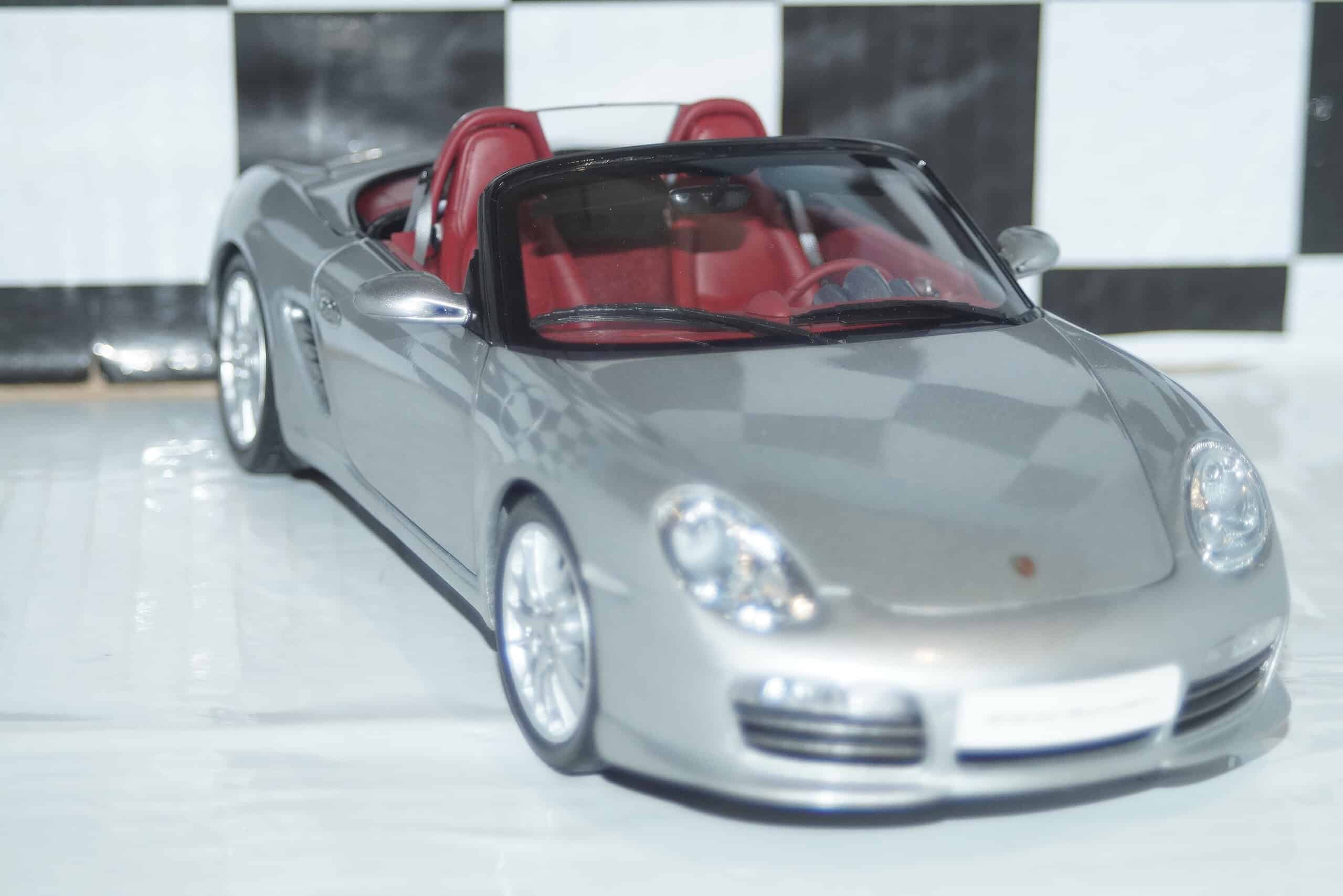Kyosho porsche boxster s rs60 silver 08382s 1:18