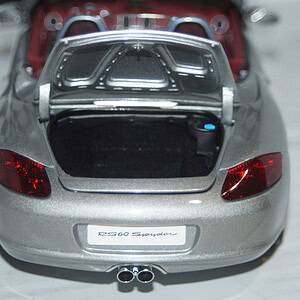 Kyosho porsche boxster s rs60 silver 08382s 1:18