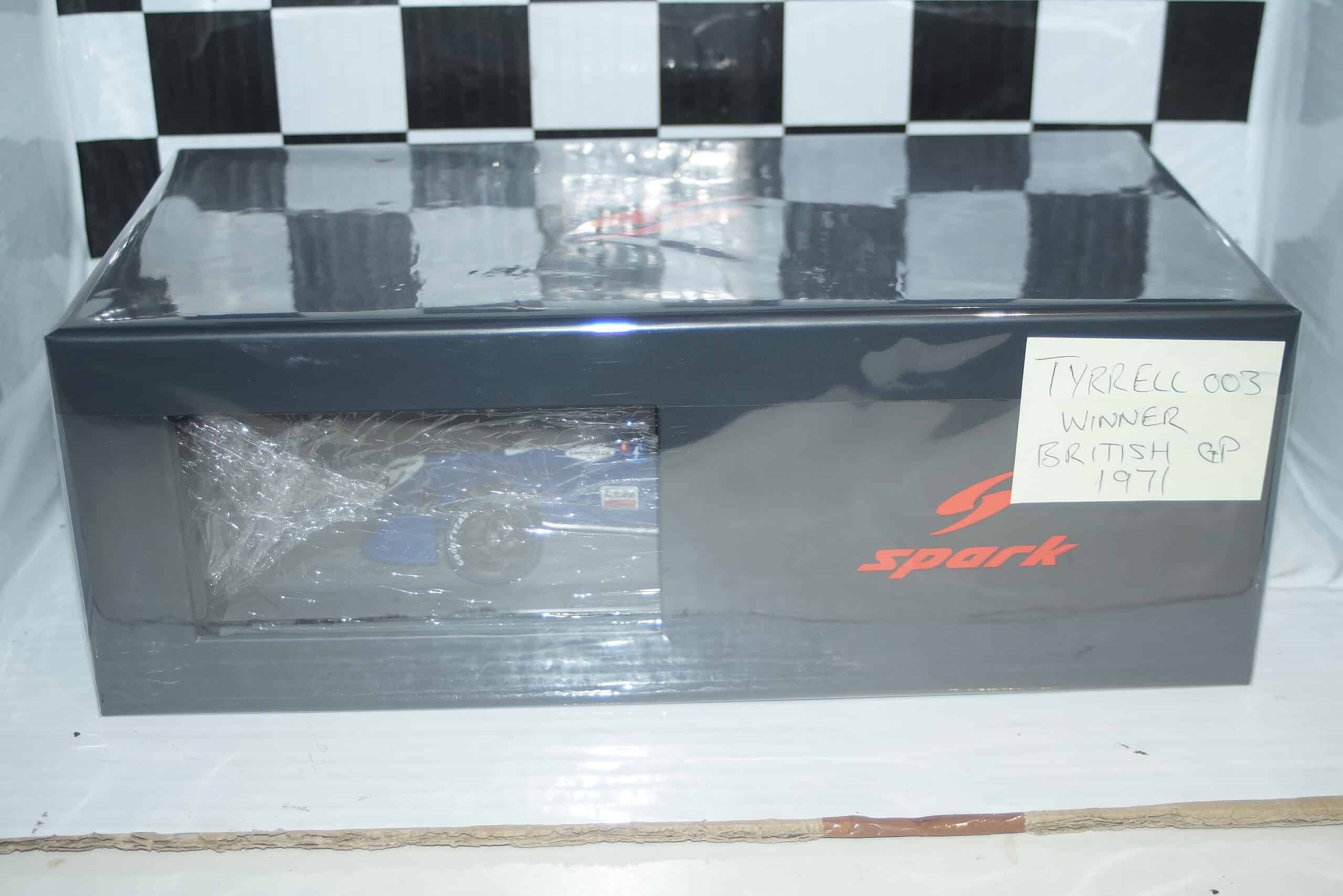 Spark tyrrell 003 winner british gp 1971 jackie stewart 18s589