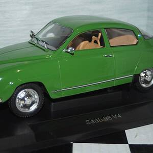 Model car group saab 96 v4 green mcg18655 1:18th