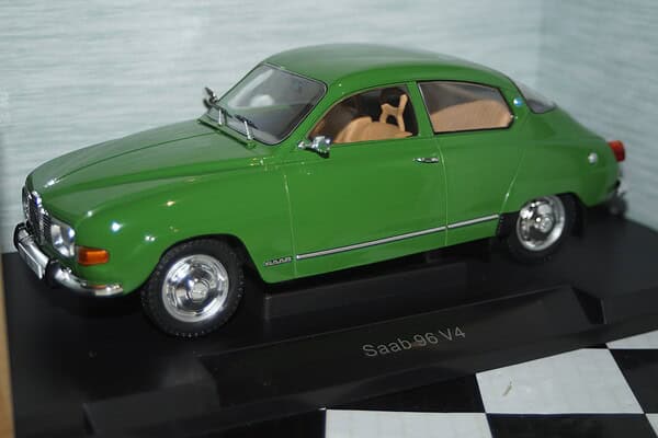 Model car group saab 96 v4 green mcg18655 1:18th