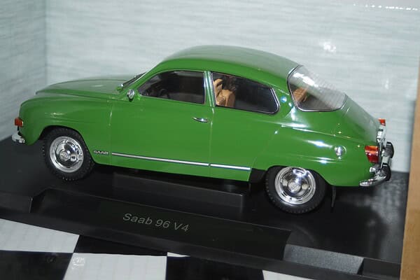 Model car group saab 96 v4 green mcg18655 1:18th