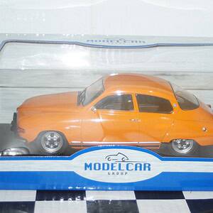 Model car group saab 96 v4 orange mcg18654 1:18th