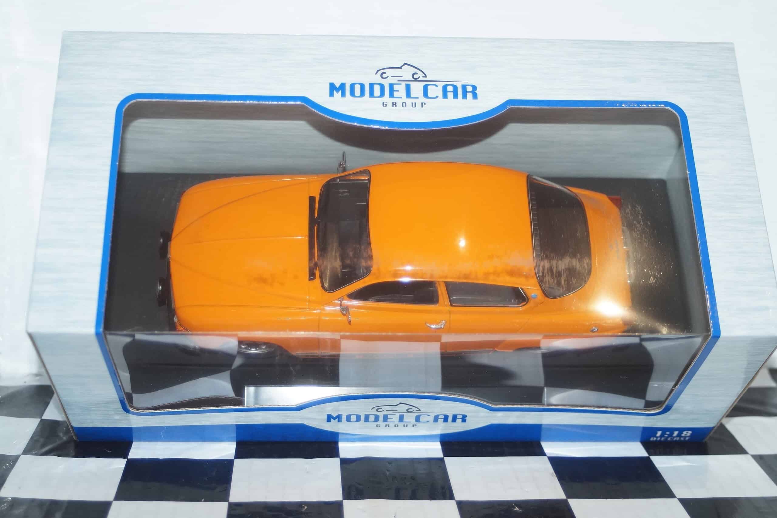 Model car group saab 96 v4 orange mcg18654 1:18th