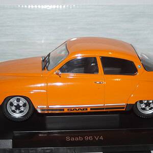 Model car group saab 96 v4 orange mcg18654 1:18th