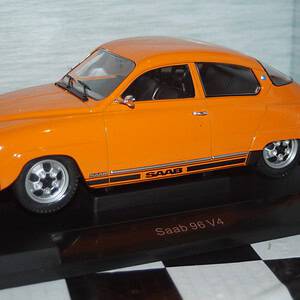 Model car group saab 96 v4 orange mcg18654 1:18th