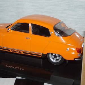 Model car group saab 96 v4 orange mcg18654 1:18th