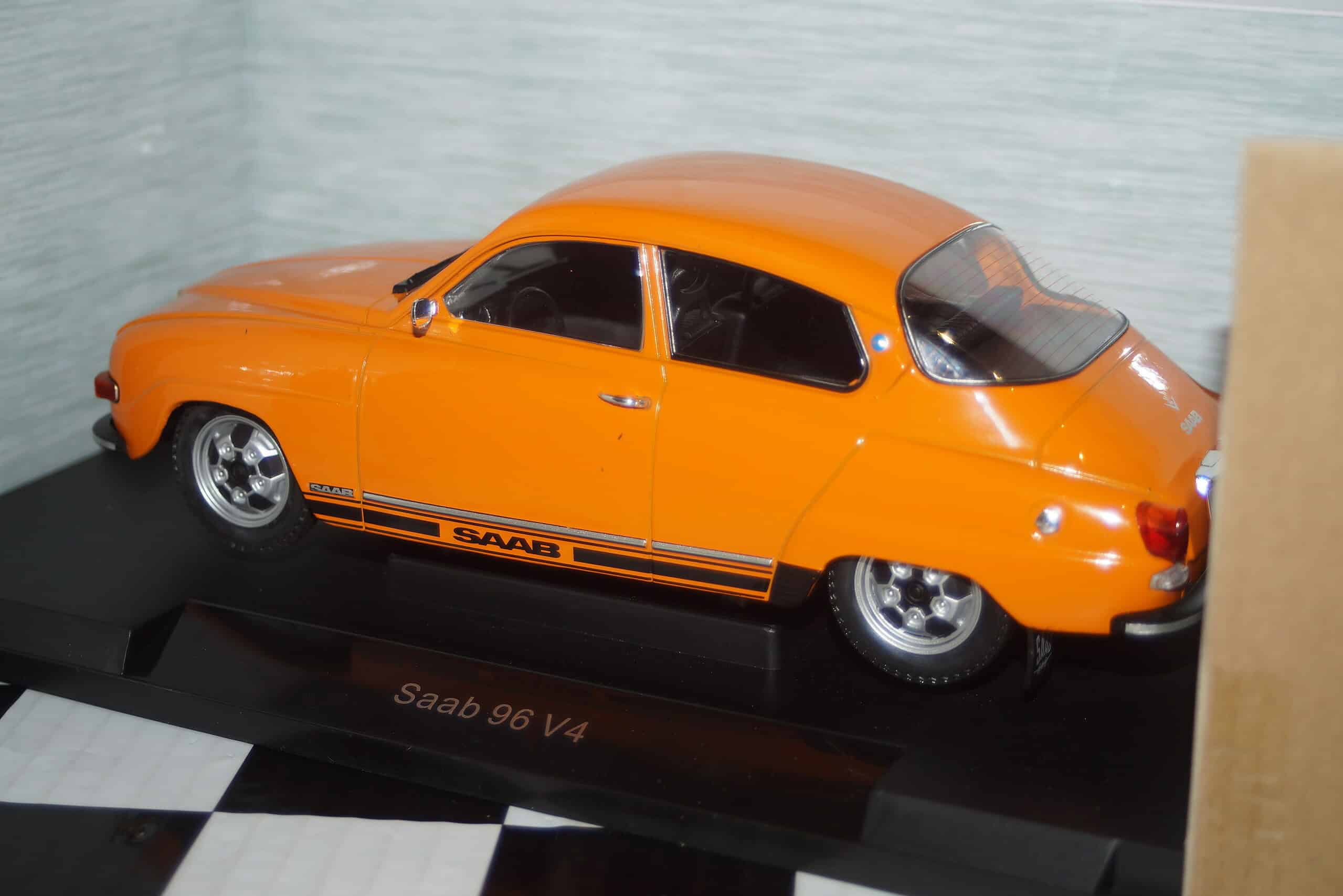 Model car group saab 96 v4 orange mcg18654 1:18th