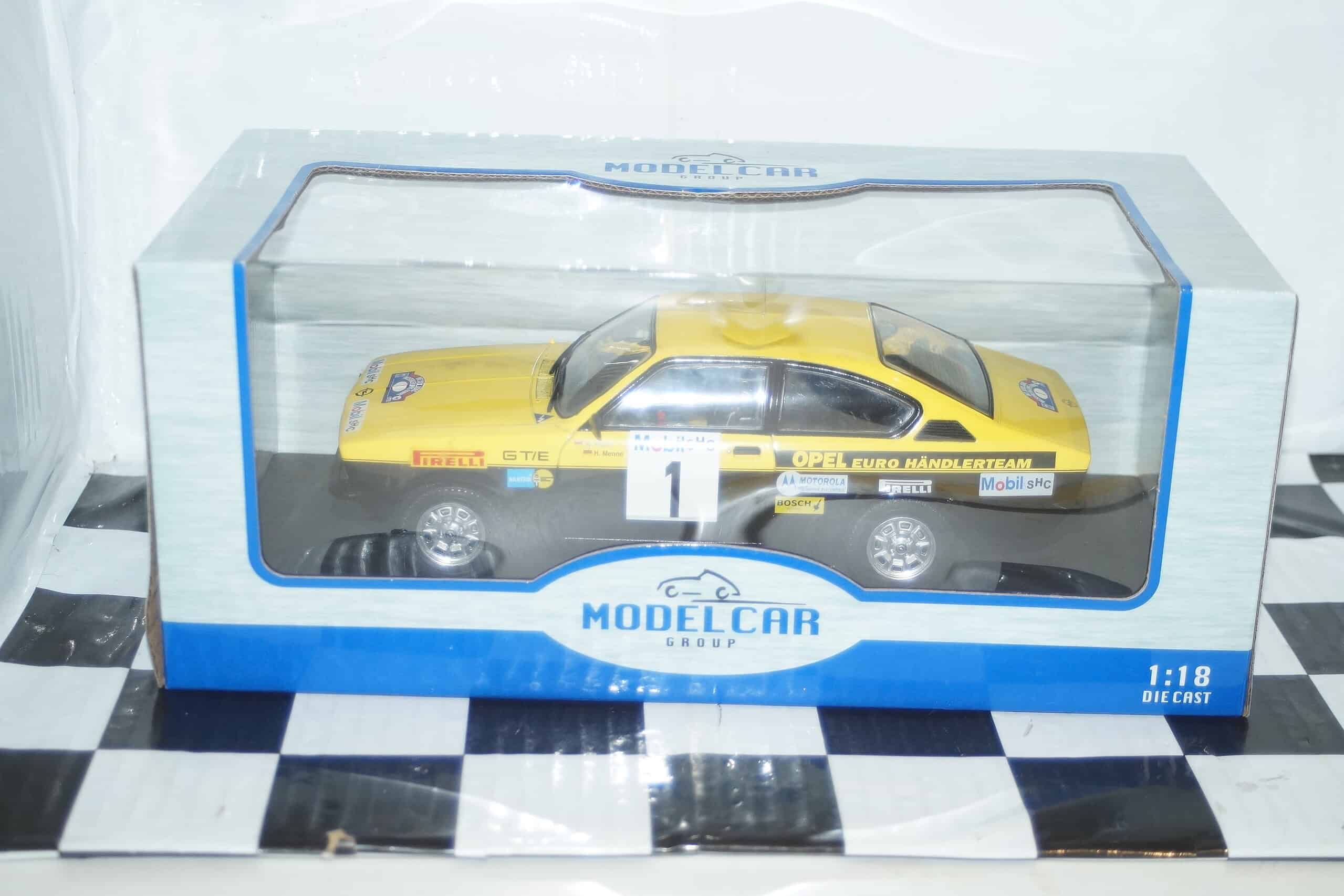 Model car group opel kadett c gt/e westfalen rallye 1976 ref mcg18651r 1:18th