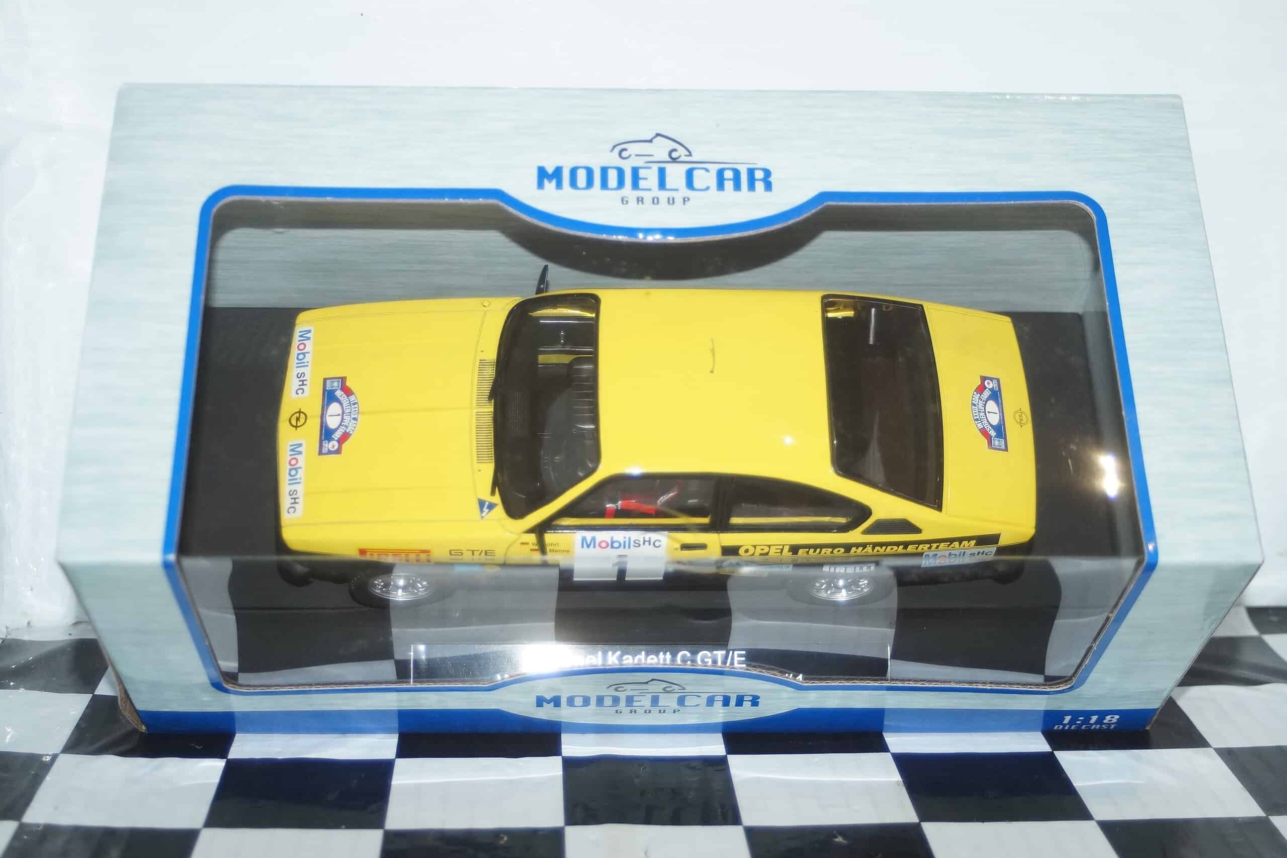 Model car group opel kadett c gt/e westfalen rallye 1976 ref mcg18651r 1:18th