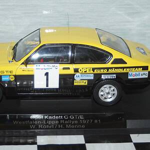 Model car group opel kadett c gt/e westfalen rallye 1976 ref mcg18651r 1:18th