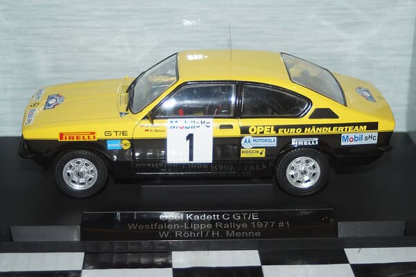 Model car group opel kadett c gt/e westfalen rallye 1976 ref mcg18651r 1:18th