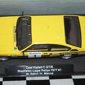Model car group opel kadett c gt/e westfalen rallye 1976 ref mcg18651r 1:18th